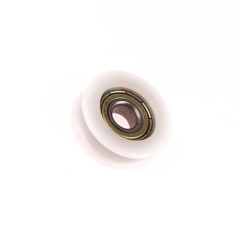 1pc Moving Door And Window Slide Wheel 626 Bearing Pulley 6*22*7MM Planar Wheel U-shaped Groove Nylon Pad Injection Material