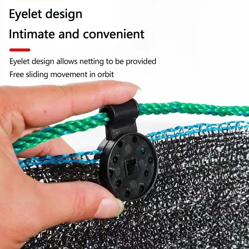 100Pcs Sun Shade Net Clips Shade Cloth Plastic Clips Greenhouse Fabric Fixing Clamps Grommet Fence Netting Hook