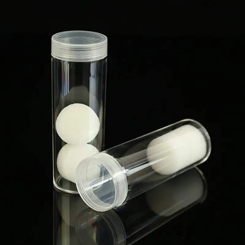 19-32mm Clear Plastic Roll Coins Storage Tube Protective Tube Holder Coins Collect Protect Gross Ware Tools