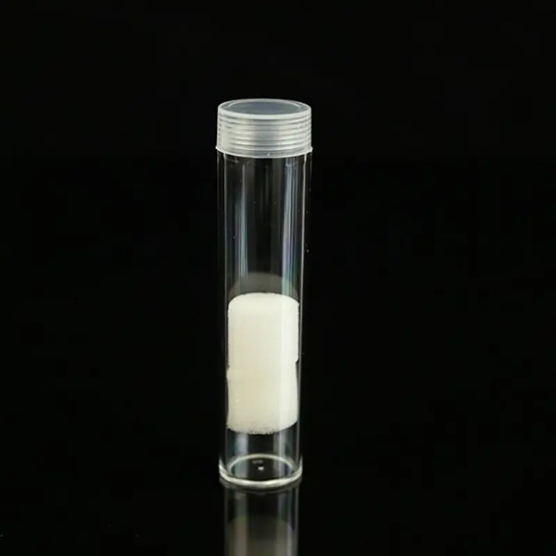 19-32mm Clear Plastic Roll Coins Storage Tube Protective Tube Holder Coins Collect Protect Gross Ware Tools