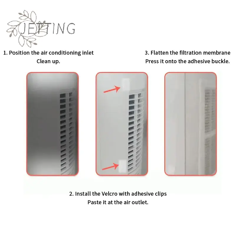 Anti-Dust Air Conditioner Vent Filter Cotton Cuttable Network Outlet Cleaning Purification Parts Air Vent Dust Filter Paper Tool
