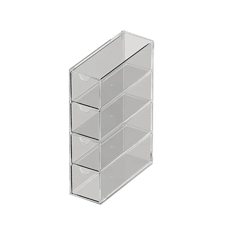PP Data Cable Organizer Case Charger Storage Box Transparent Desktop Storage Case Moisture-proof Card Organizer Home Supplies