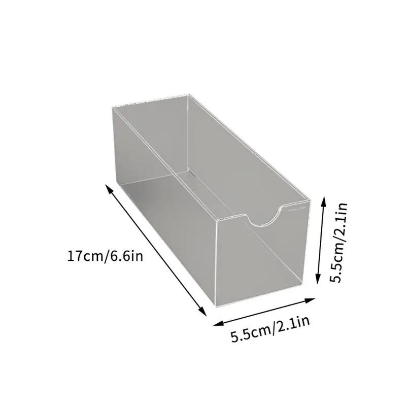 PP Data Cable Organizer Case Charger Storage Box Transparent Desktop Storage Case Moisture-proof Card Organizer Home Supplies