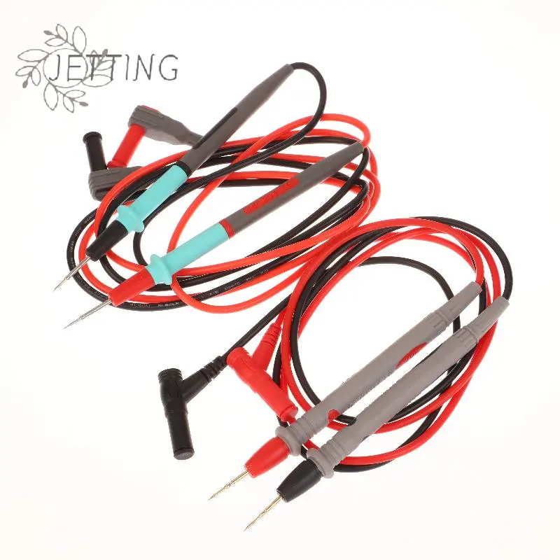 Lengthening 1000V 25A Silicone Test Lead High-precision Measurement Multimeter Probe Test Pin Wire Pen Alligator 1 Pairs