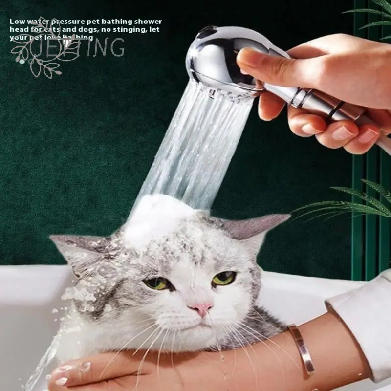 Adjustable Baby Bath Shower Head Sparyer Shower Head Soft Washing Water Saving Shower Sprayers For Spa Barber Pet Hair Washing