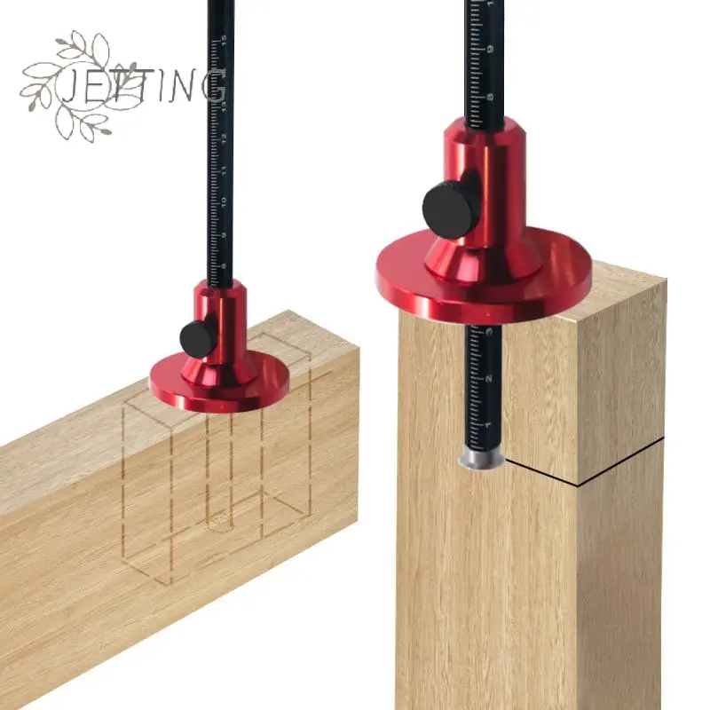 1/2pcs Woodworking Marking Scriber Ruler Double Head Wheel Marking Gauge Inch&MM Scale Aluminum Parallel Line Drawing Tool