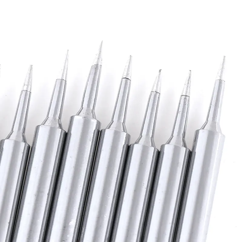 10Pcs Lot Sharp Soldering Iron Replacement De Soldadura Solder Iron Tips Station Tool 900M-T-I Soldering Tips