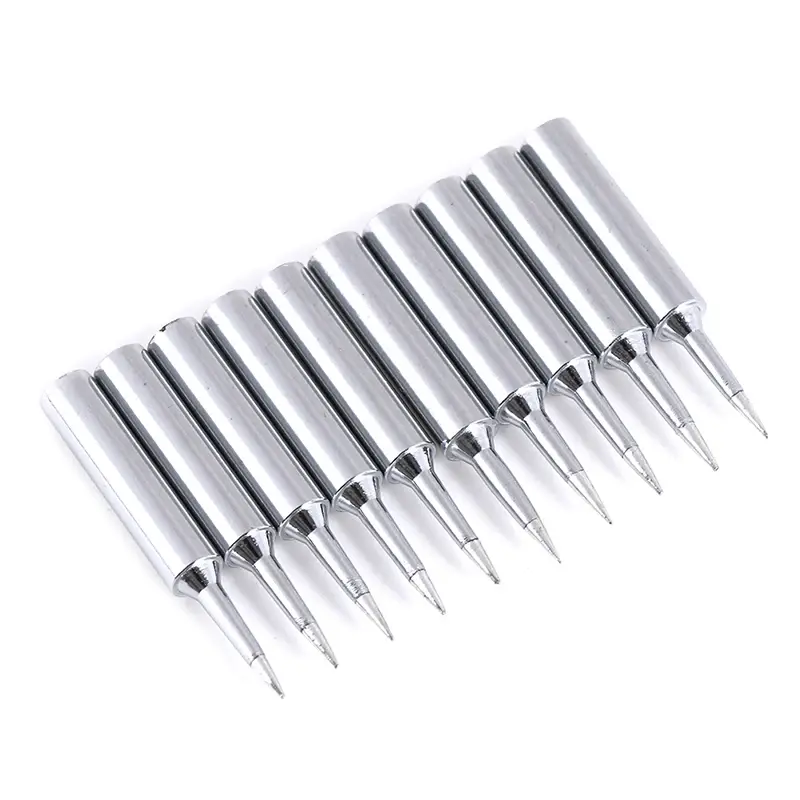 10Pcs Lot Sharp Soldering Iron Replacement De Soldadura Solder Iron Tips Station Tool 900M-T-I Soldering Tips