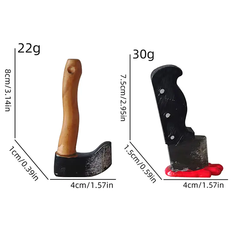 Funny Knife Magnetic Fridge Stickers, 3D Fun Axe Fridge Magnet, Novelty Home Decor Gifts, Eye-Catching Fridge For Iron Surface