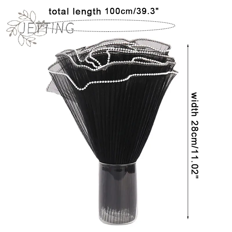 28cmx1M Flower Wrapping Paper Wave Yarn Florist Bouquet Packaging Lace Mesh Florist Bouquet Gift Packaging Supplies
