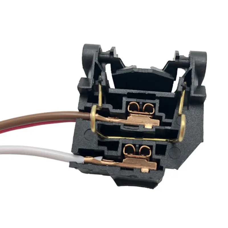 1PC H7 Headlight Base Bulb Socket Lamp Holder With Cable For Ford Mondeo Escort Focus MK2 MK3 Car Light Connector Accessories