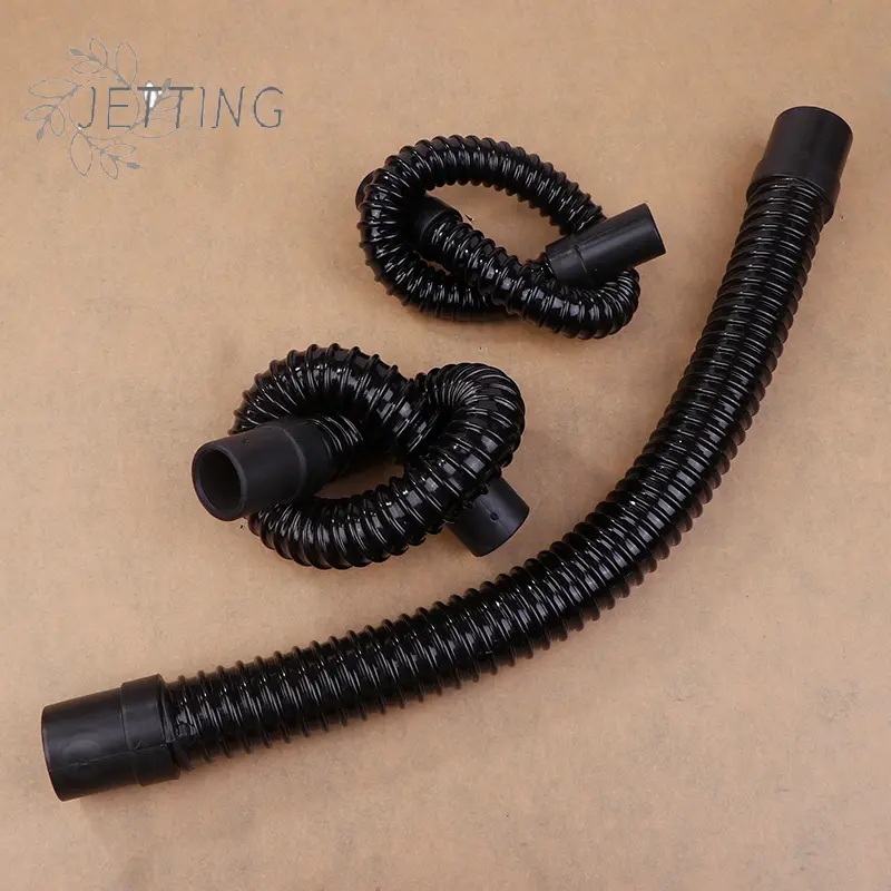 1PCS I.D 20/25/32mm Fish Tank Corrugated Hose Aquarium Corrugated Pipe Soft Rubber Head Inlet And Outlet Hose Water Pipe
