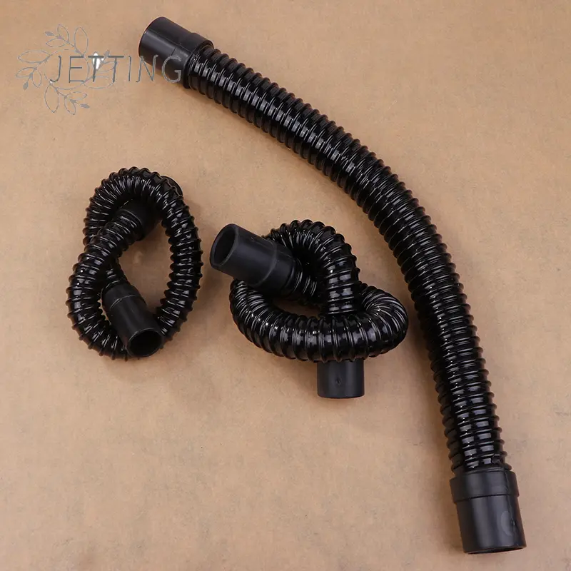 1PCS I.D 20/25/32mm Fish Tank Corrugated Hose Aquarium Corrugated Pipe Soft Rubber Head Inlet And Outlet Hose Water Pipe