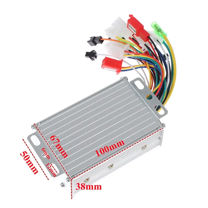 1pc Electric Bicycle Accessories 36V/48V Electric Bike 350W Brushless DC Motor Controller For Electric Bicycle E-bike Scooter