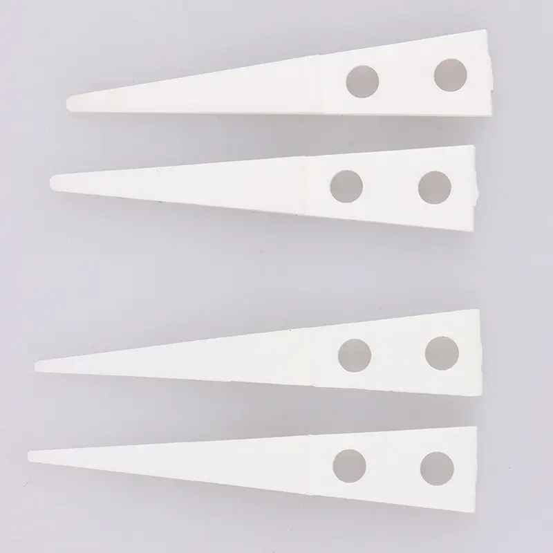 2pcs Insulated Straight Curved Tip Anti-static Ceramic Tweezers Electronic Industrial Ceramic Tweezers For Industry