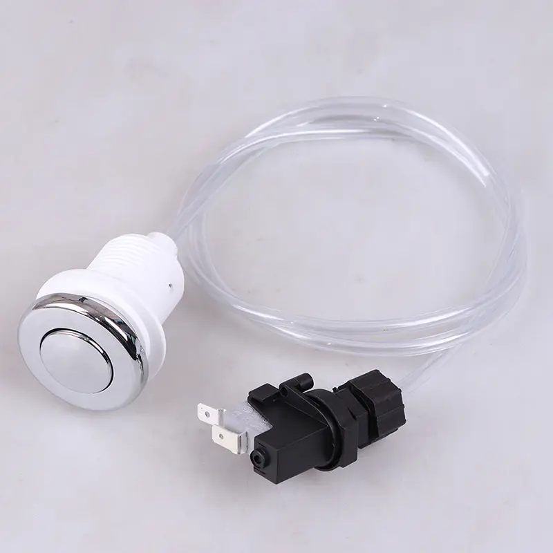 16A Pneumatic Switch For Bathtub Massage Chair On Off Push Air Button Switch Jet Tool Set Knob Air Pressure Bath Spa Tubing Kits