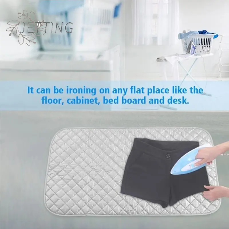 48*85cm / 60*55cm Ironing Mat Laundry Pad Washer Dryer Cover Board Heat Resistant Blanket Mesh Press Clothes Protect Protector