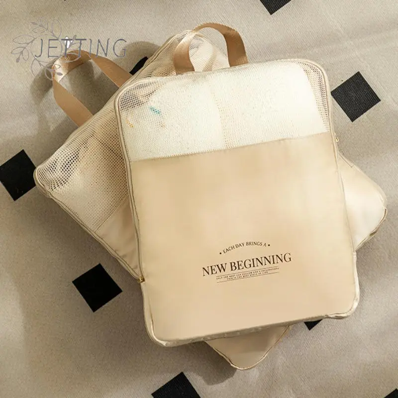 Travel Compression Packing Cube Travel Bag Luggage Organizer Travel Essentials Carry On Luggage Compression Storage Organizer