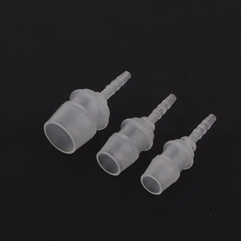 5Pcs Plastic Flexible Hose Two-way Head Connector Reducer Fitting Adapter For Water Pipe Repair Garden Aquarium Laboratory