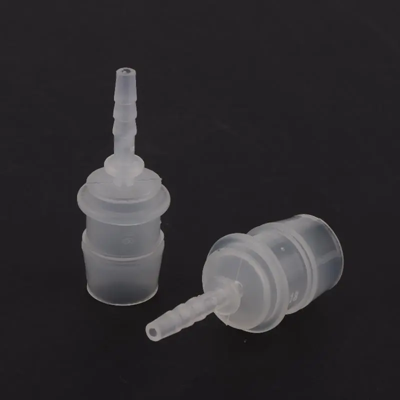 5Pcs Plastic Flexible Hose Two-way Head Connector Reducer Fitting Adapter For Water Pipe Repair Garden Aquarium Laboratory