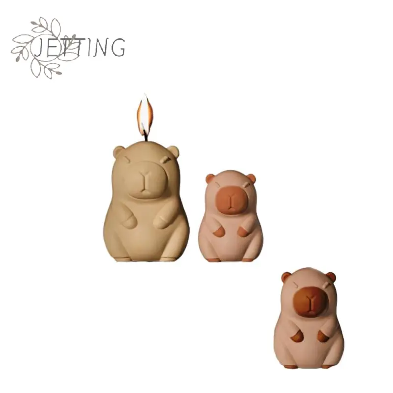 3D Capybara Mold 3D Capybara Mousse Cake Silicone Mold Capybara Mold Animal Mold Candle Mold For Mousse Cake Ice Cream Mold