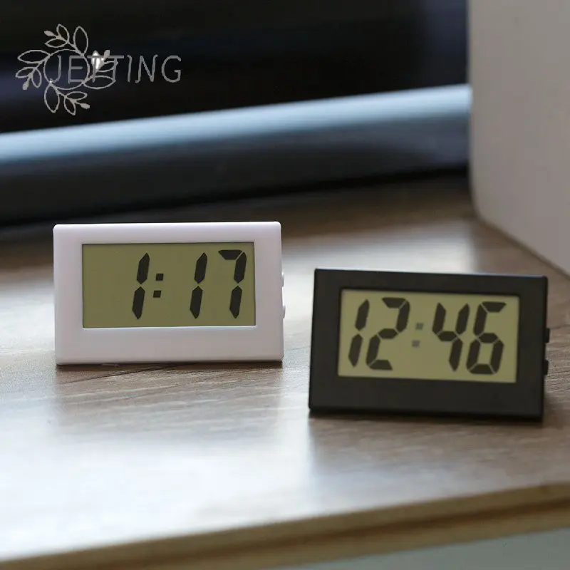 Mini Clock Simple Electronic Clock Bedside Clock Car Clock Student Clock Portable Desk Clock Digital Clock With Date