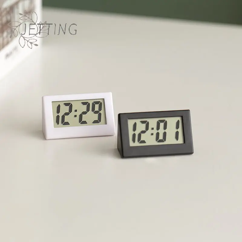 Mini Clock Simple Electronic Clock Bedside Clock Car Clock Student Clock Portable Desk Clock Digital Clock With Date