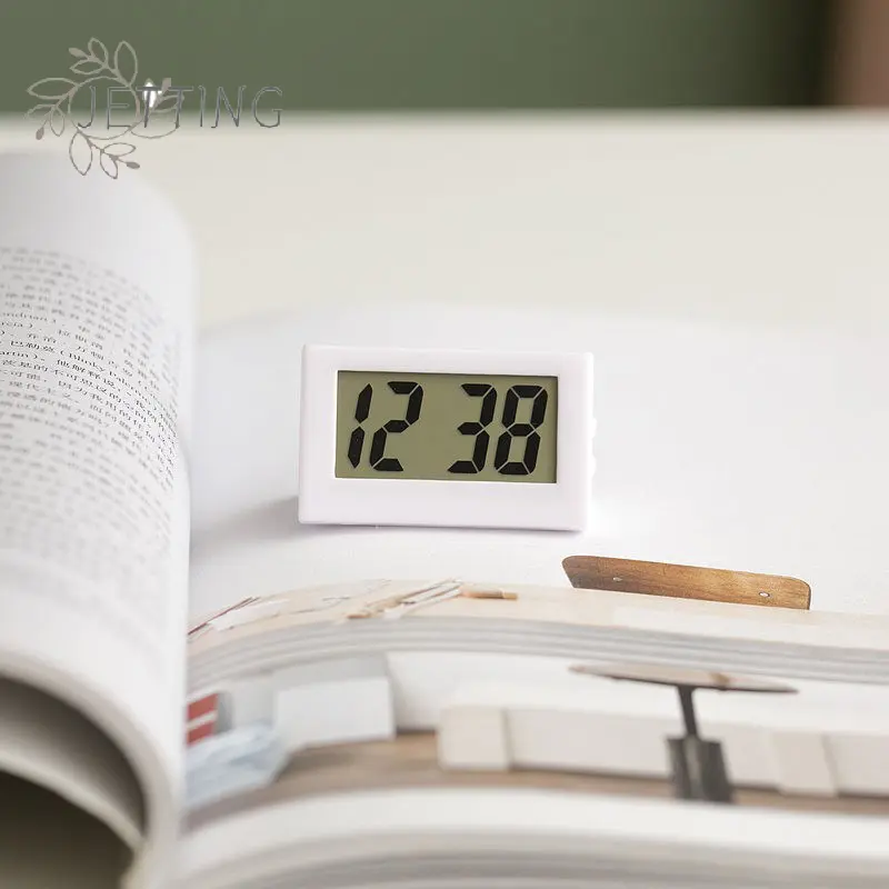Mini Clock Simple Electronic Clock Bedside Clock Car Clock Student Clock Portable Desk Clock Digital Clock With Date