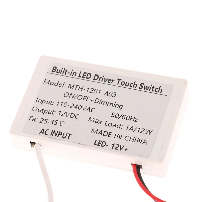 1PCS Mirror Switch Touch Switch 12V 1A Bathroom Touch Sensor For Led Light Mirror Headlight Bathroom Capacitance Sensor Module
