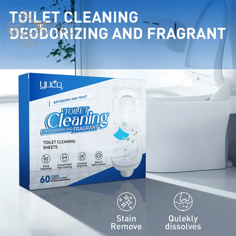 1box Multi-Active Toilet Cleaning Tablet Multi-Purpose Fresh Fragrance Cleaning Tablet
