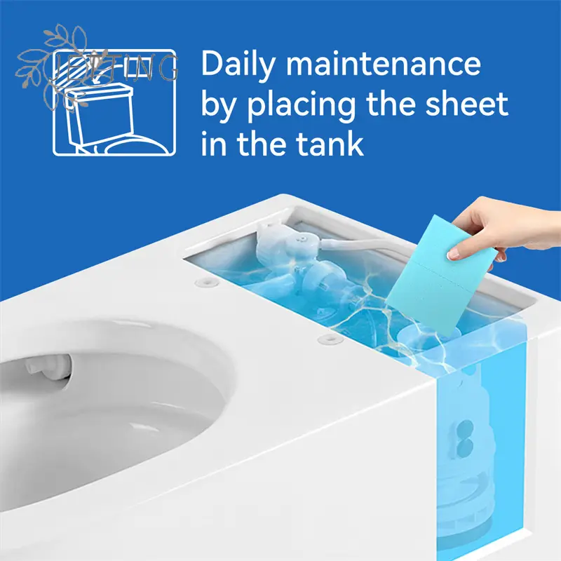 1box Multi-Active Toilet Cleaning Tablet Multi-Purpose Fresh Fragrance Cleaning Tablet