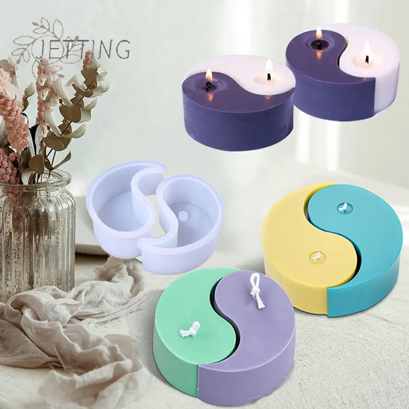 DIY Tai Chi Candle Silicone Mold Aromatherapy Candle Gift Epoxy Resin Mold