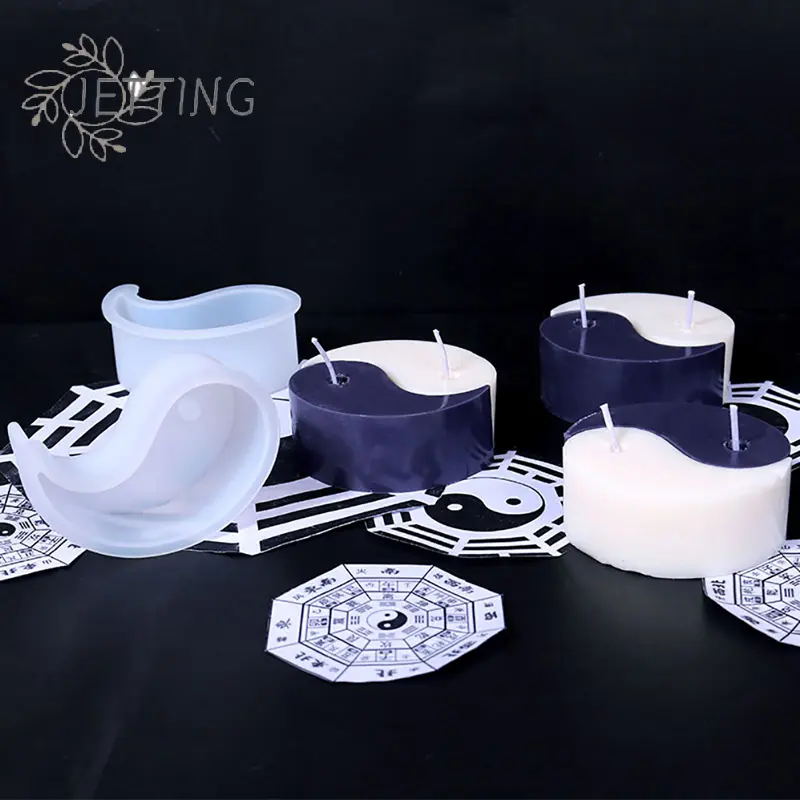 DIY Tai Chi Candle Silicone Mold Aromatherapy Candle Gift Epoxy Resin Mold