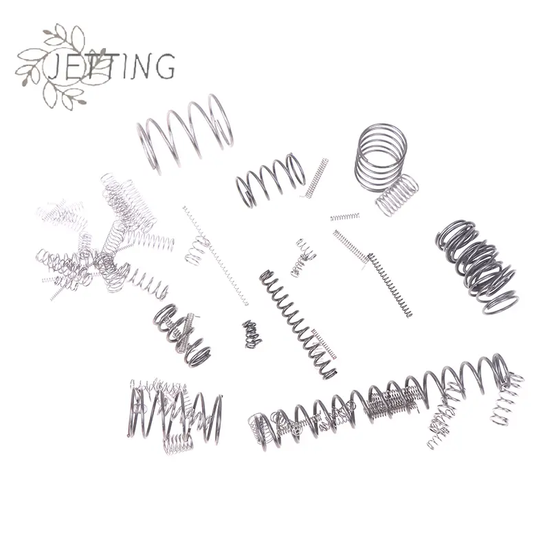 200Pcs Mixed Multi-size Mini Spring Parts Accessories Stainless Steel Compression Spring Ballpoint Pen Spring