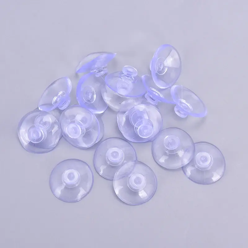 20PCS/Lot Vacuum Cup Suction Cups For Pad Pasting 20mm Bathroom Mushroom Head Transparent Popular Sucker