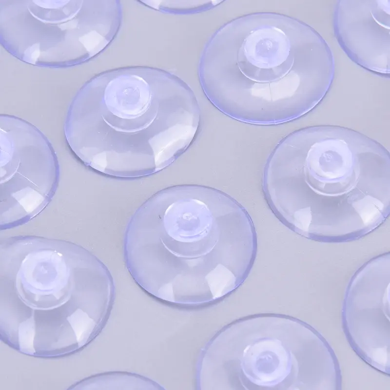 20PCS/Lot Vacuum Cup Suction Cups For Pad Pasting 20mm Bathroom Mushroom Head Transparent Popular Sucker