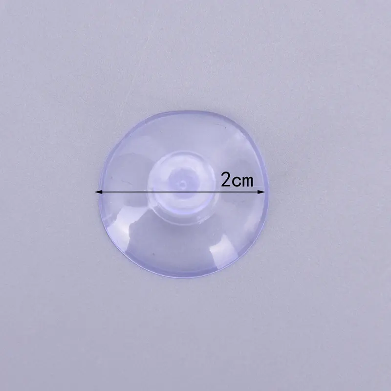 20PCS/Lot Vacuum Cup Suction Cups For Pad Pasting 20mm Bathroom Mushroom Head Transparent Popular Sucker