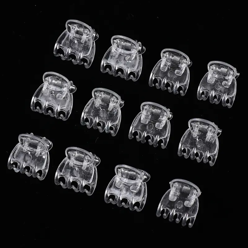 50Pcs 6 Claws Orchid Clips Plastic Butterfly Flowers Support Clear Fixer For Garden Vine Stem Plants Climbing