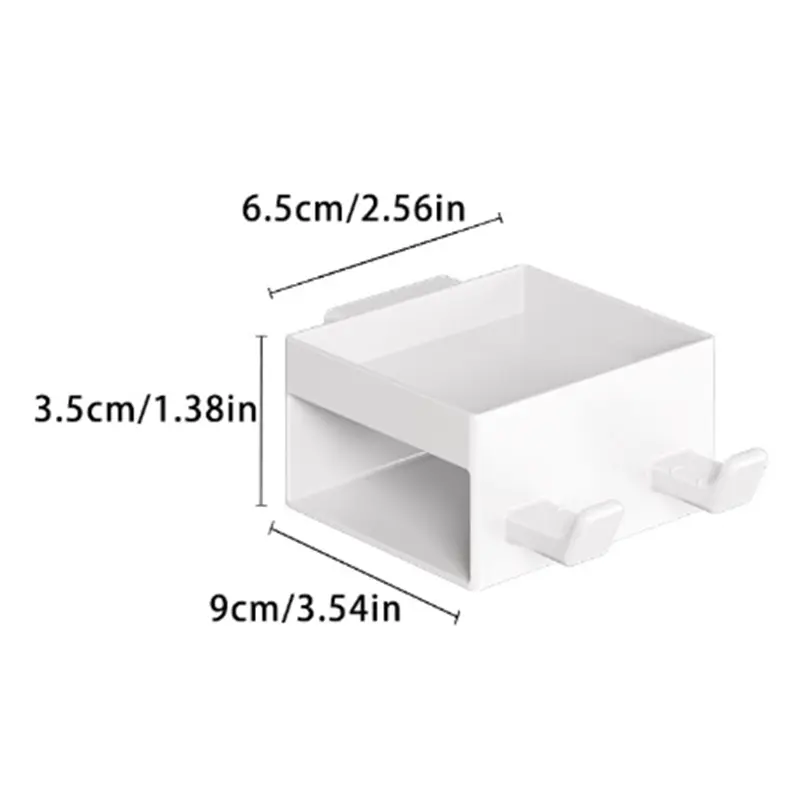 Men Razor Hanger Shaver Holder Storage Bathroom Accessories Plastic Free Punch HookWall Cup Brush Blade Holder