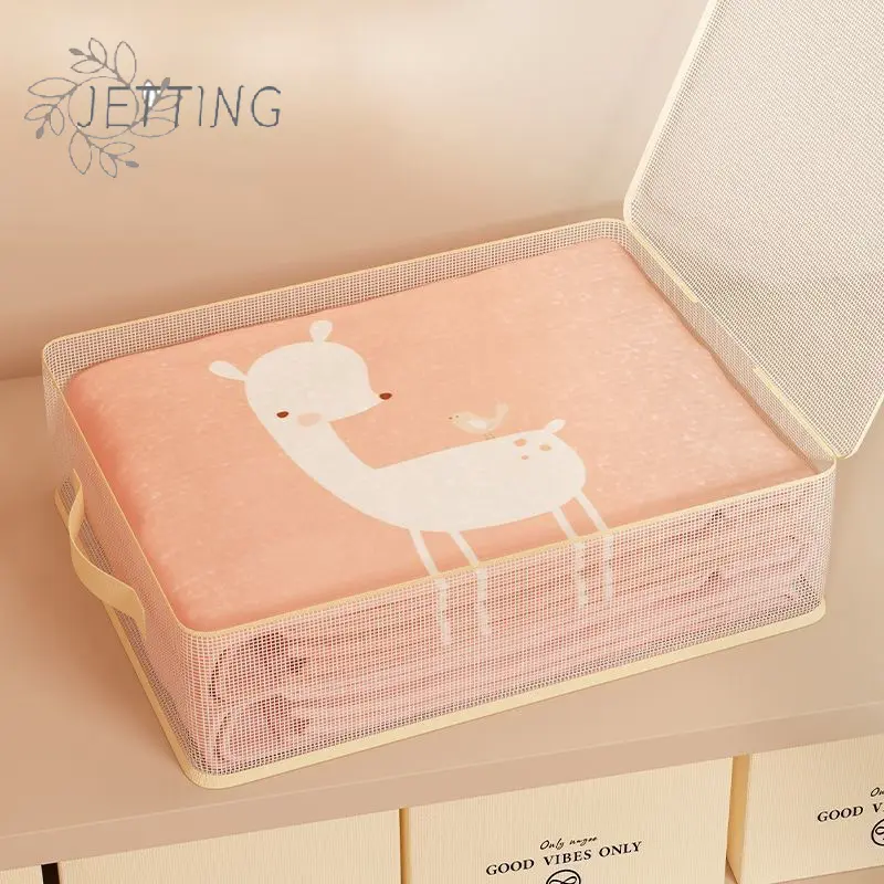 Large Capacity Clothes Storage Bag Foldable Blanket Storage Bags Storage Containers For Organizing Bedroom Closet Clothing