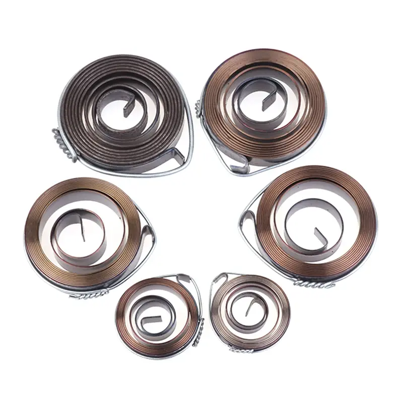 1Pc 0.7-1.5 Thickness 680-1540mm Length Spiral Flat Wire Coil Torsion Spring Constant Force Extension Springs