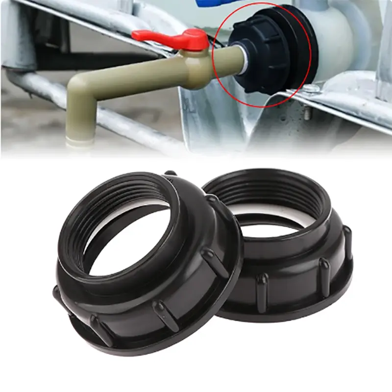 1PC IBC Water IBC Tank Fitting S60X6 Thread To Garden Hose Connector IBC Tanks Valve Replacement Adapter Blue