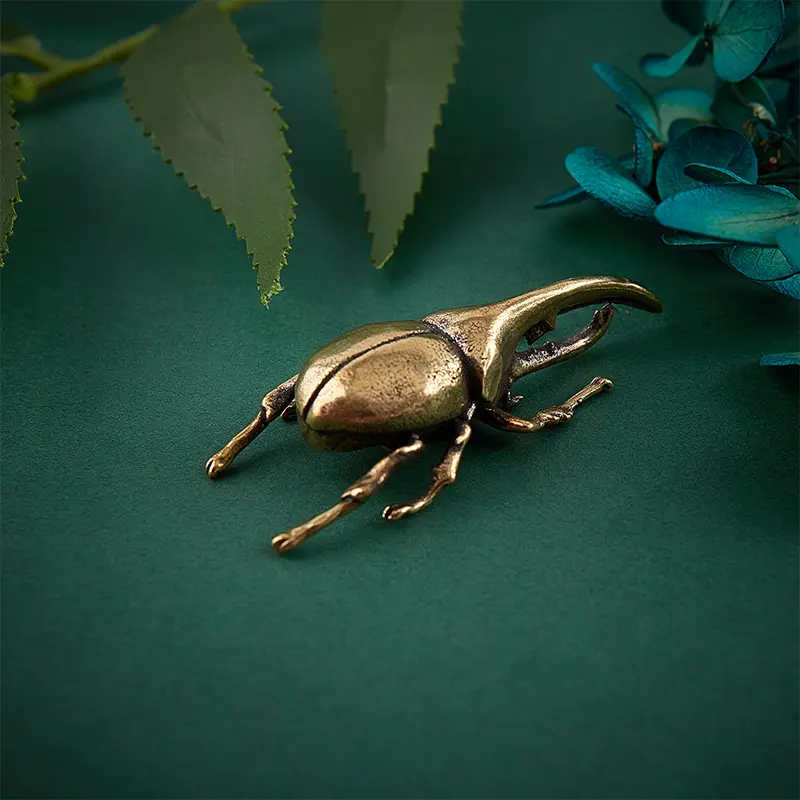 Animal Decorative Metal Handicrafts Copper Ant Butterfly Ornament Handmade For Home Modern Art Decoration Accessories