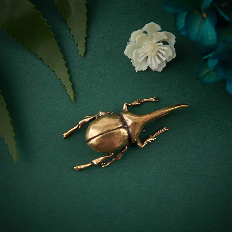 Animal Decorative Metal Handicrafts Copper Ant Butterfly Ornament Handmade For Home Modern Art Decoration Accessories