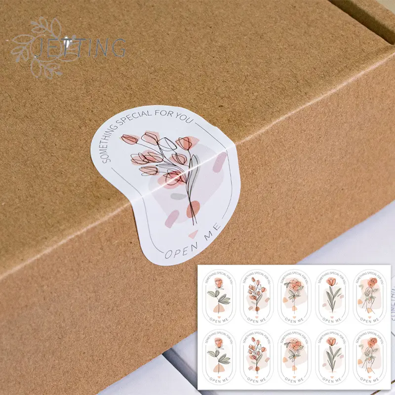 100pcs/wrap This Package Is Happy To See You Too Stickers Small Business Gift Box Packaging Decor Thank You Sticker Seal Labels