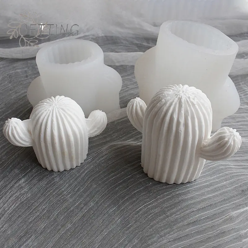 Cactus Shape Silicone Mould Candle Mould Gypsum Forming Resin Mould Aromatherapy Soap Candle Making DIY Handmade Supplies