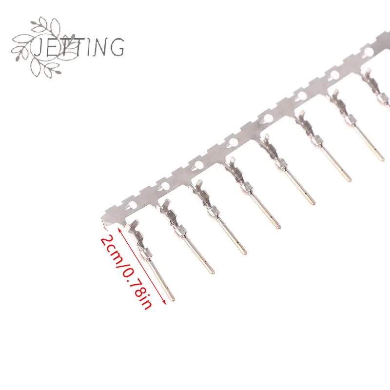 100PCS 1.0mm Female Socket For DB Terminal Connector Gold Plated Male/Female Pin For Nixie Clock Tubes IN12 IN18 QS27-1 SZ4-1