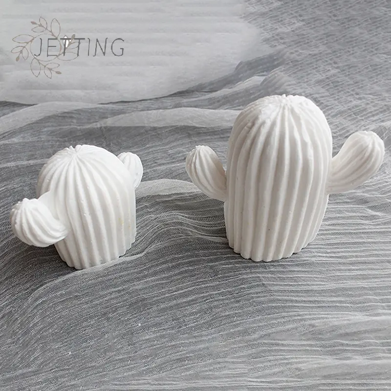 Cactus Shape Silicone Mould Candle Mould Gypsum Forming Resin Mould Aromatherapy Soap Candle Making DIY Handmade Supplies