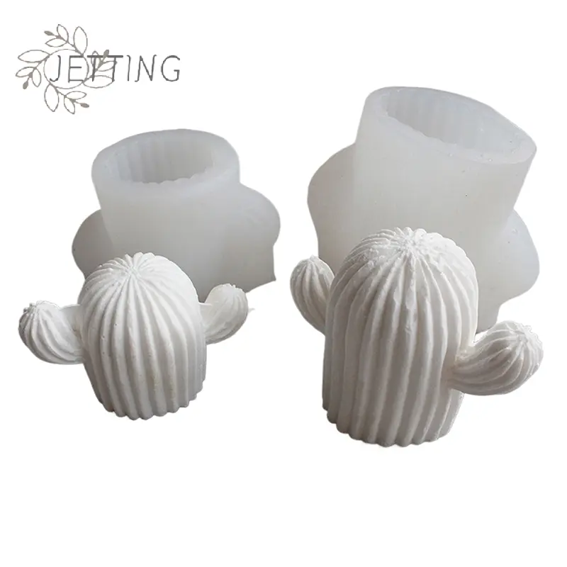 Cactus Shape Silicone Mould Candle Mould Gypsum Forming Resin Mould Aromatherapy Soap Candle Making DIY Handmade Supplies