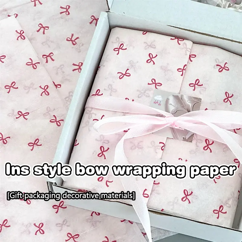 10pcs Bowknot Sydney Paper Hand-Kneaded Paper Cotton Paper Bouquet Flower Wrapping Paper Flower Wrapping Paper Cake Baking Gift